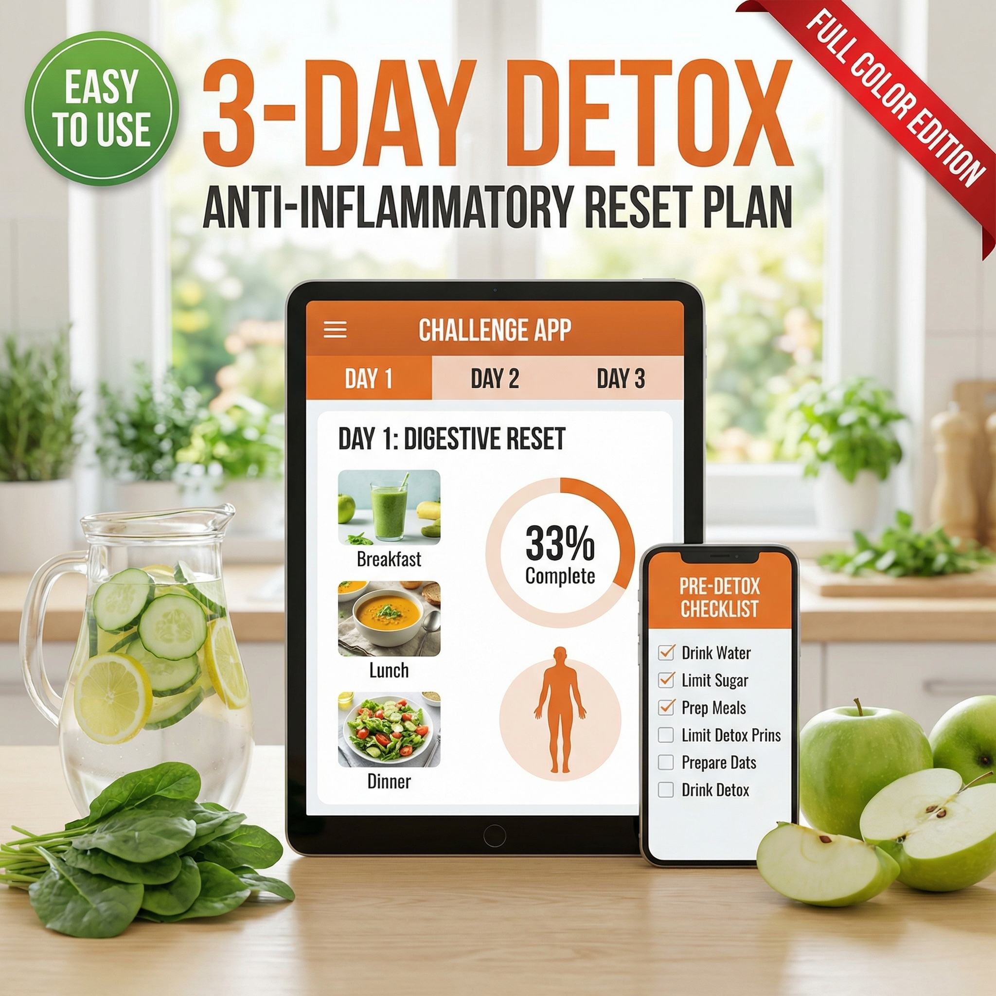 Détox Anti-Inflammatoire · 3 Jours