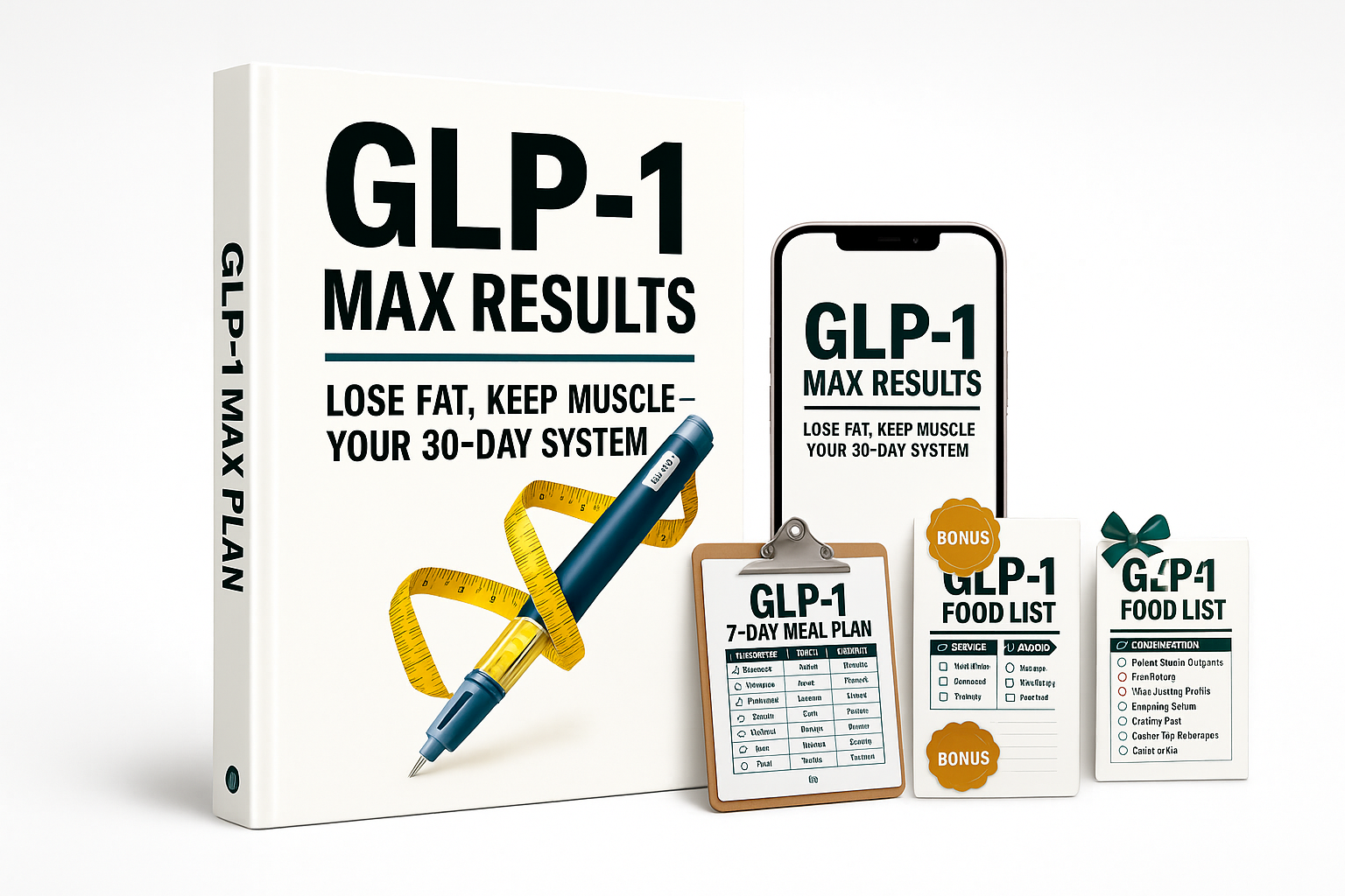 Digital: GLP-1 Max Results: Lose Fat, Keep Muscle — Your 30-Day System